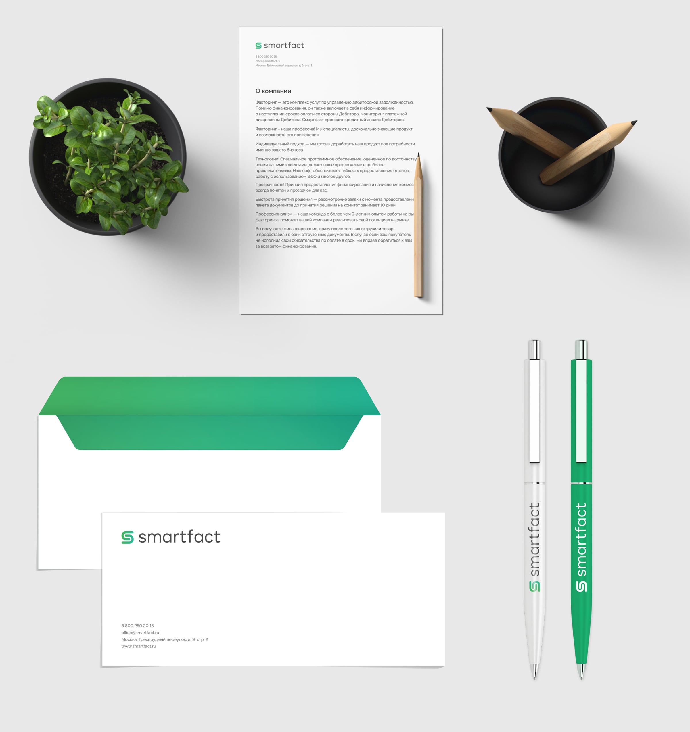 Фирменный стиль Smartfact